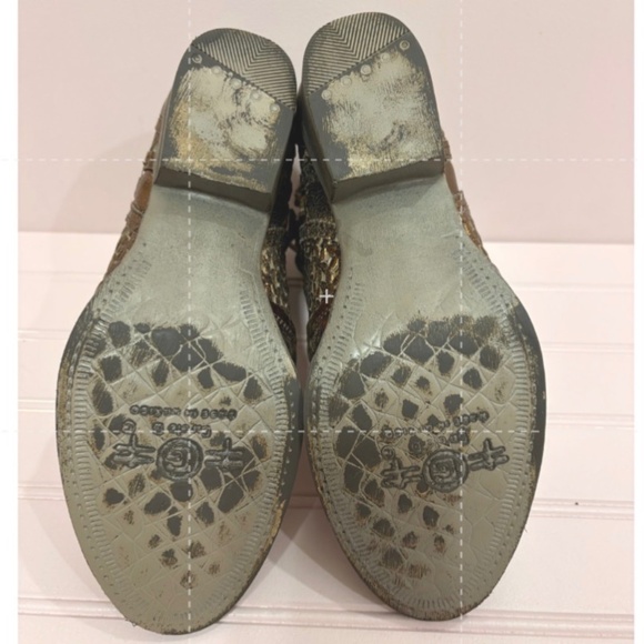 Corral Circle G Ankle Boots in Bronze Size 8 - Picture 5 of 5